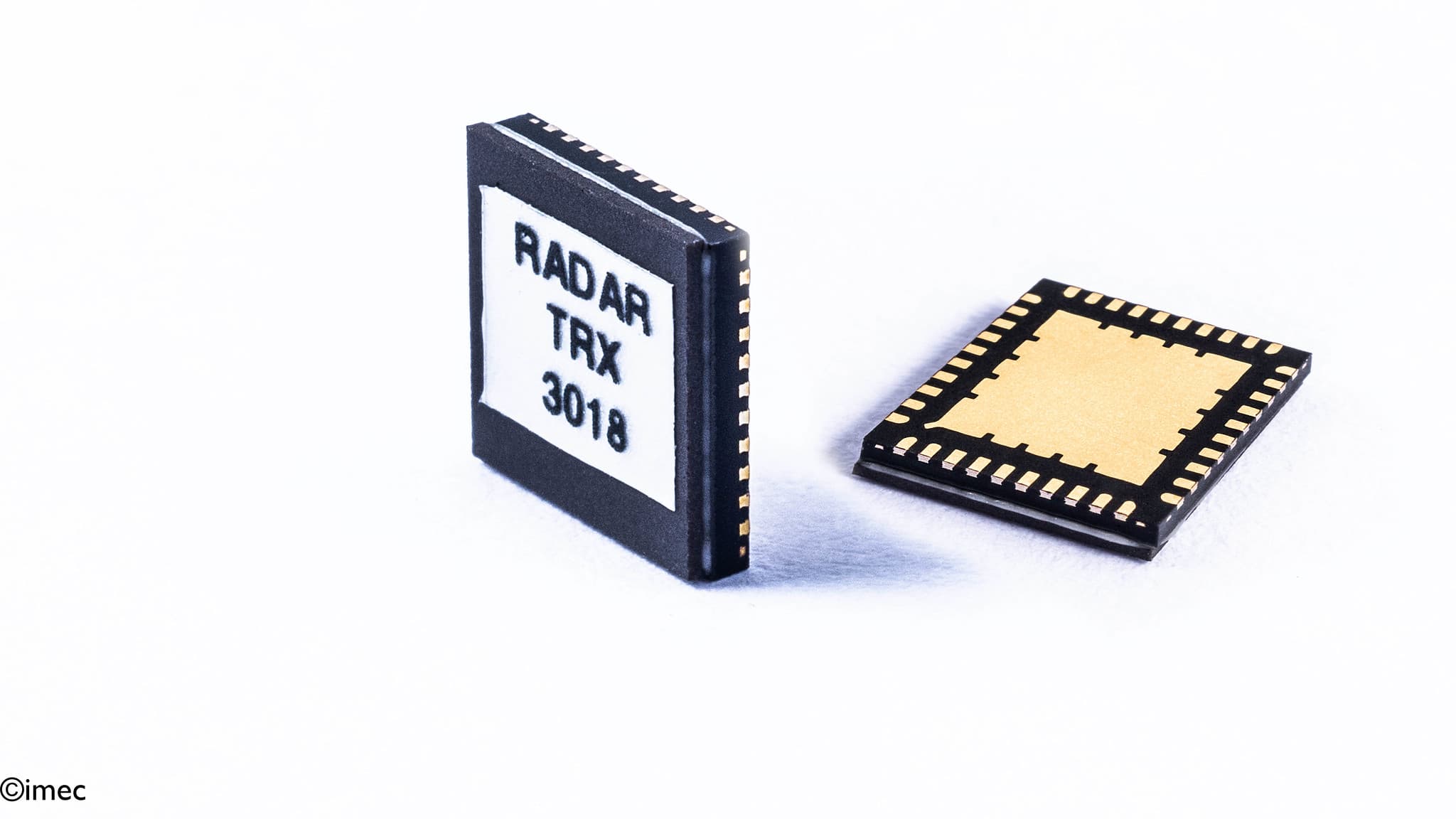 Packaged 8GHz radar IC